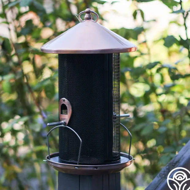 Copper Bird Feeder