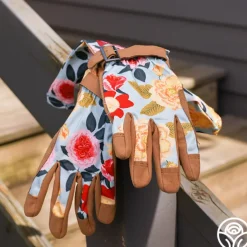 Floral Arm-Saver Garden Gloves