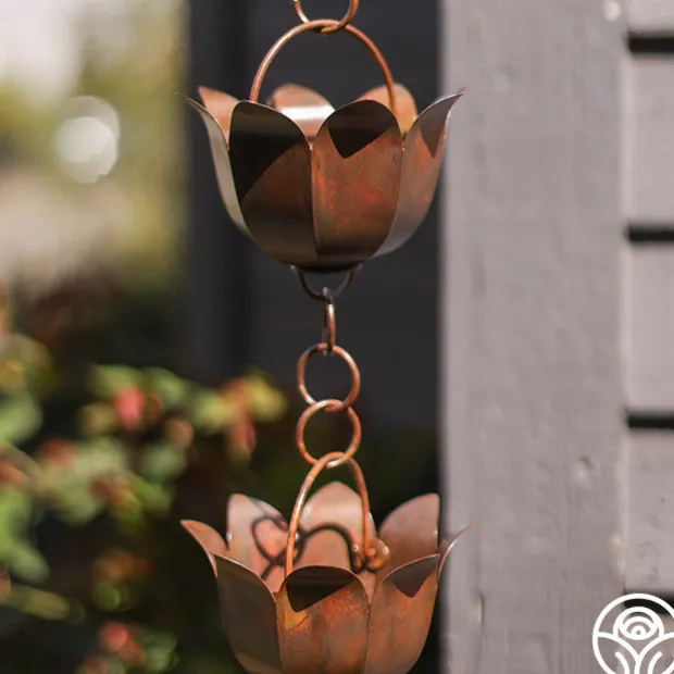 Lotus Rain Chain