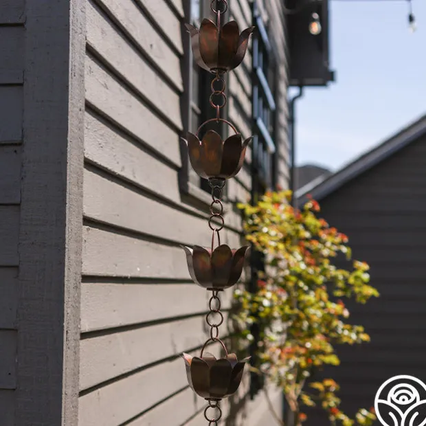 Lotus Rain Chain