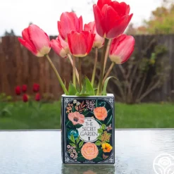 Secret Garden Book Vase